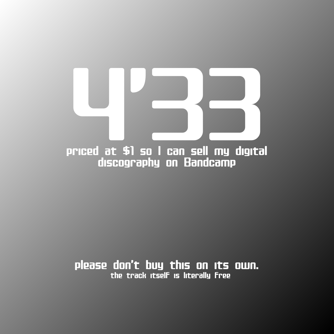 4'33 cover art