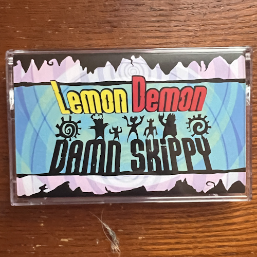 Photograph of a cassette of Damn Skippy by Lemon Demon