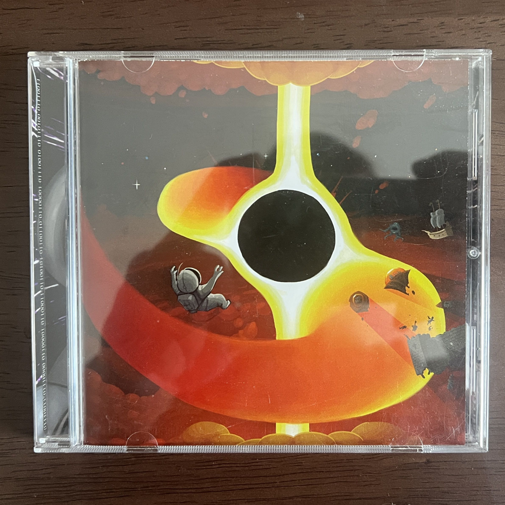 Photograph of a CD of Multiverses by Nuclear Bubble Wrap