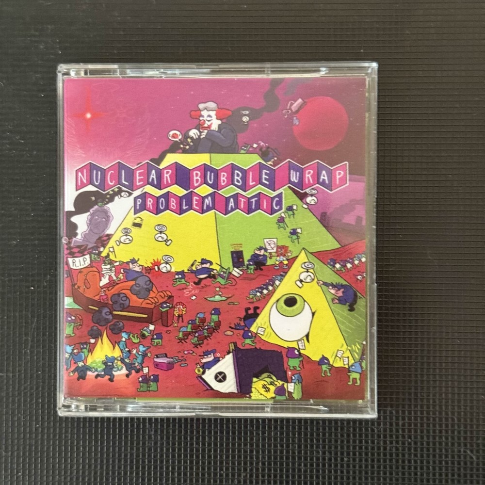 Photograph of a MiniDisc of Problem Attic by Nuclear Bubble Wrap