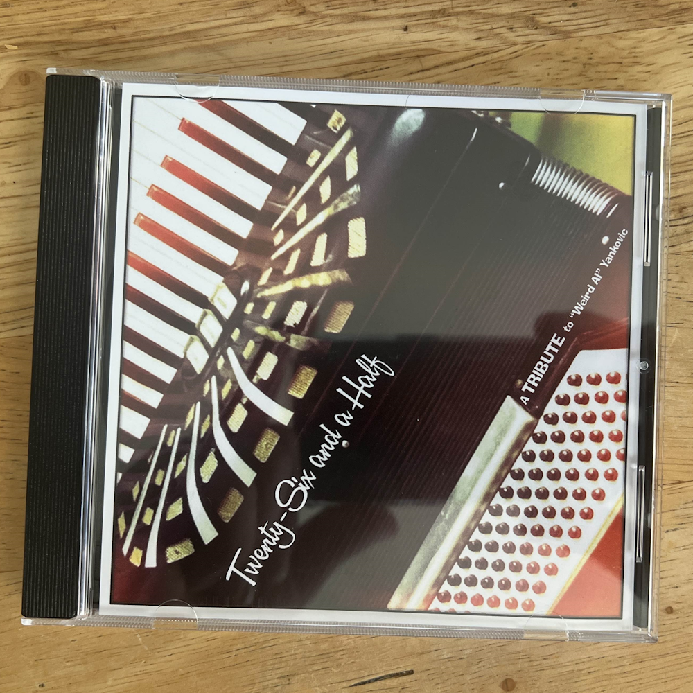 Photograph of a CD of Twenty-Six and a Half: A Tribute to 