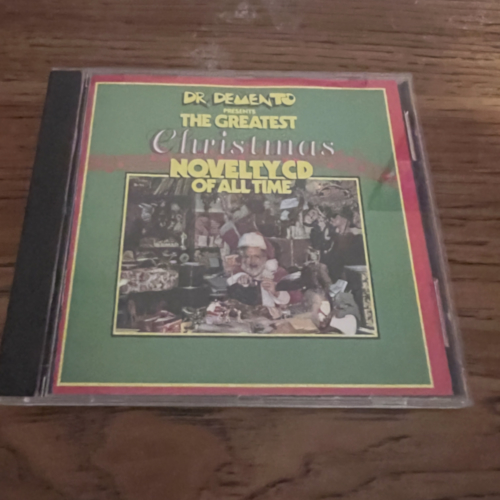 Photograph of a CD of Dr. Demento Presents The Greatest Christmas Novelty CD Of All Time