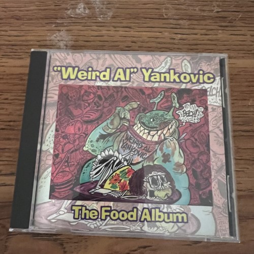 Photograph of a CD of The Food Album by Weird Al Yankovic