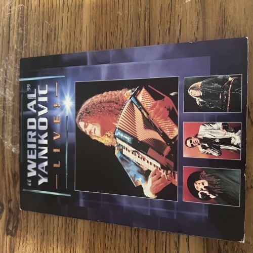 Photograph of a DVD of Weird Al Yankovic - LIVE by Weird Al Yankovic